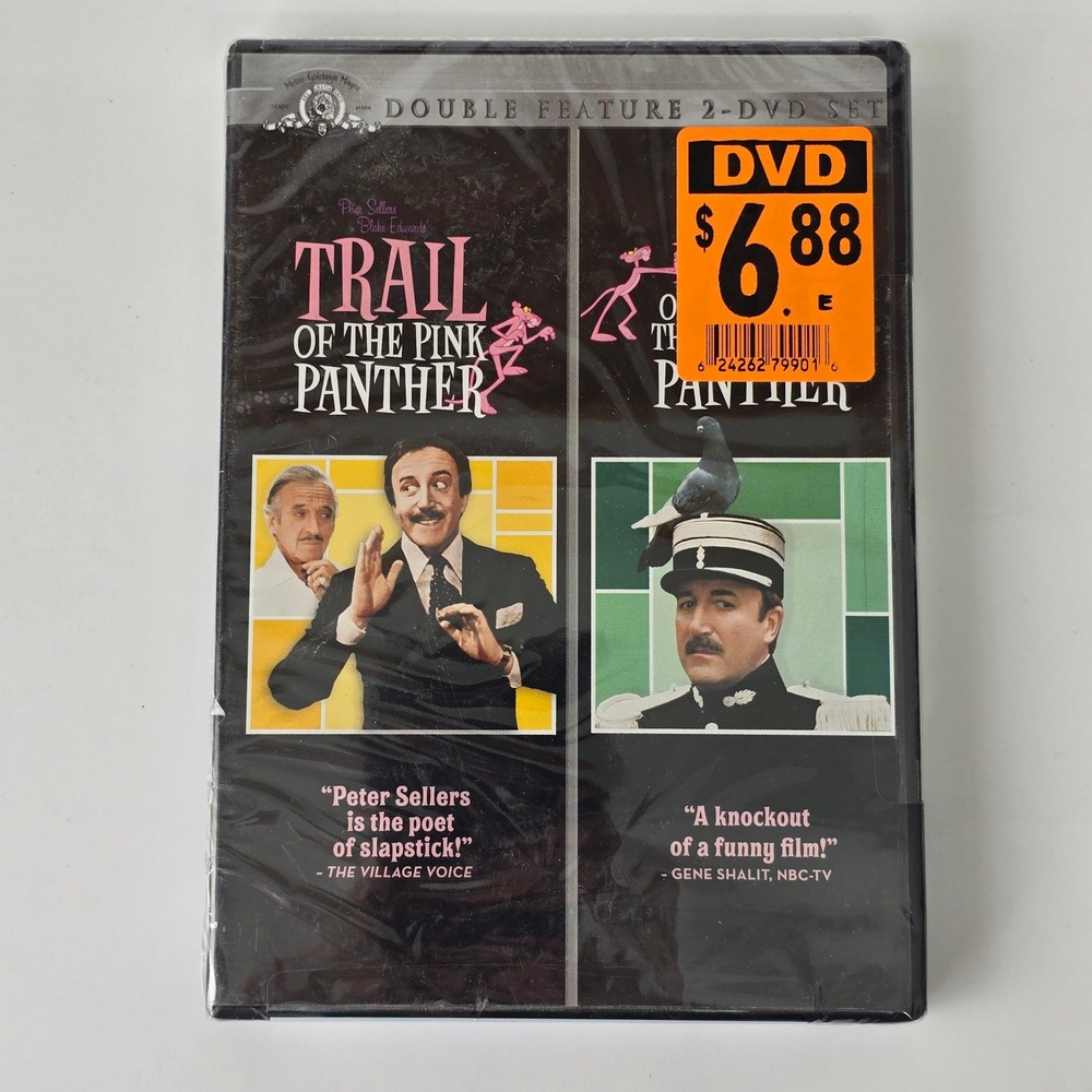 Pink Panther Double Feature DVD New Trail Revenge Peter Sellers Comedy Retro MGM